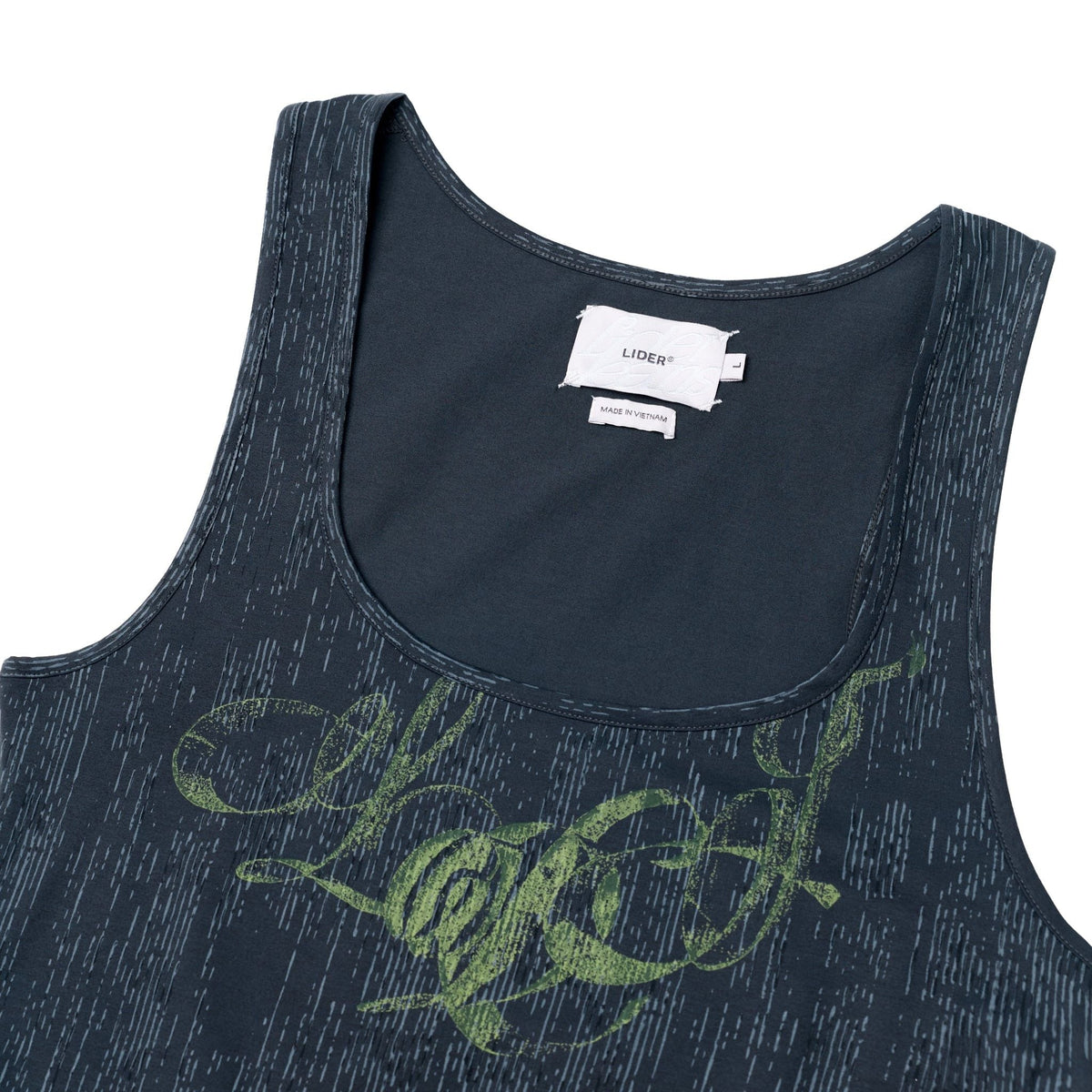 MIDNIGHT NAVY LDJ PATTERN TANK TOP