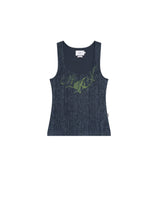 MIDNIGHT NAVY LDJ PATTERN TANK TOP