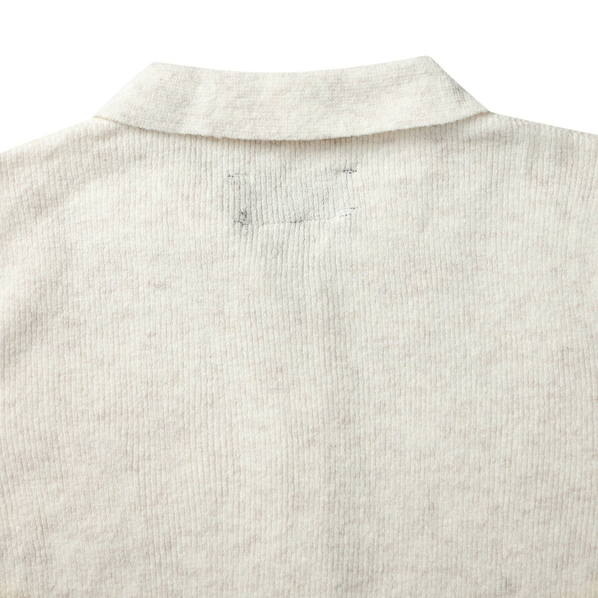WHITE CONTOUR KNIT FIT SHIRT