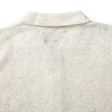 WHITE CONTOUR KNIT FIT SHIRT
