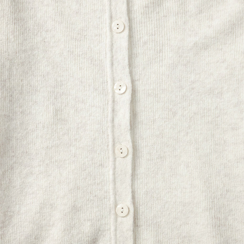 WHITE CONTOUR KNIT FIT SHIRT