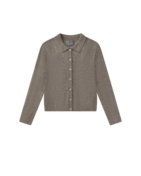 EARTHY CONTOUR KNIT FIT SHIRT