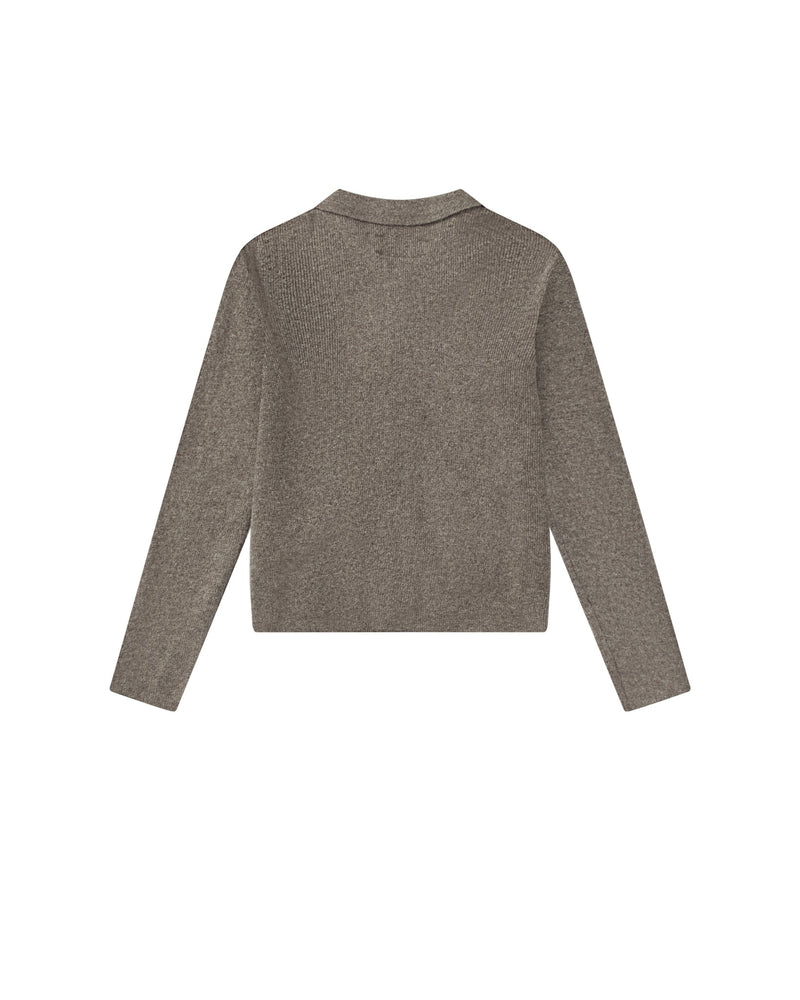 EARTHY CONTOUR KNIT FIT SHIRT