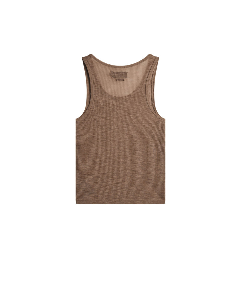 CAMEL BROWN AIRY CLOSET TANK TOP