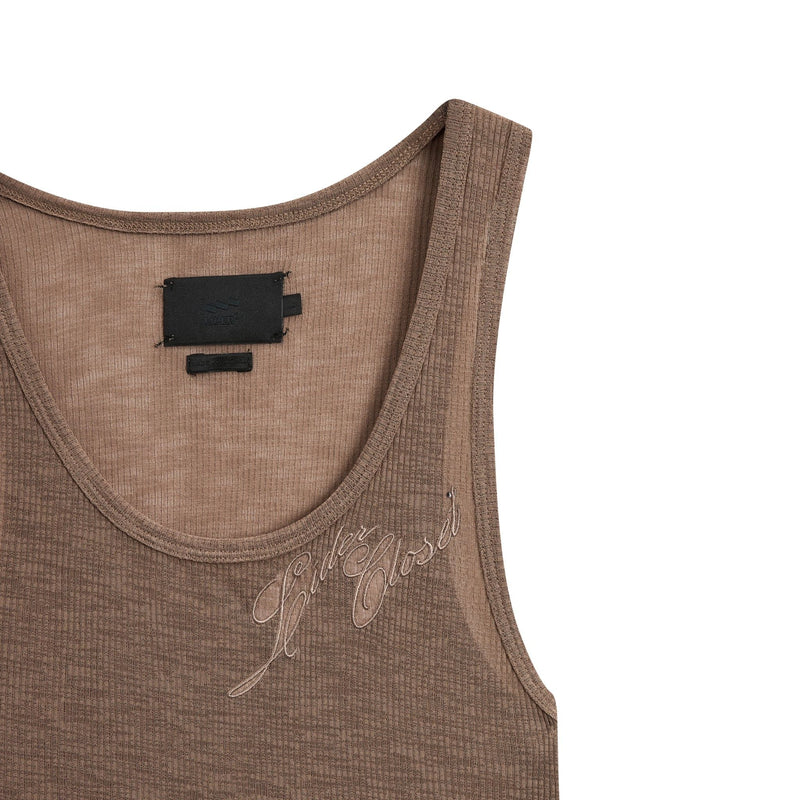 CAMEL BROWN AIRY CLOSET TANK TOP