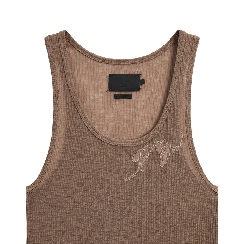 CAMEL BROWN AIRY CLOSET TANK TOP