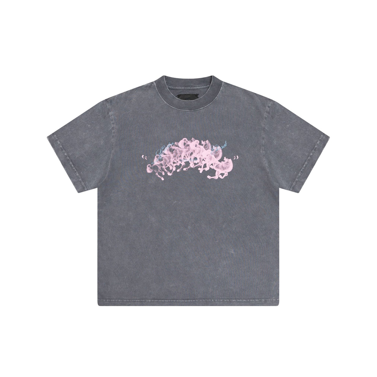  AIRY GREY EIGHT HORSES FORWARD TEE