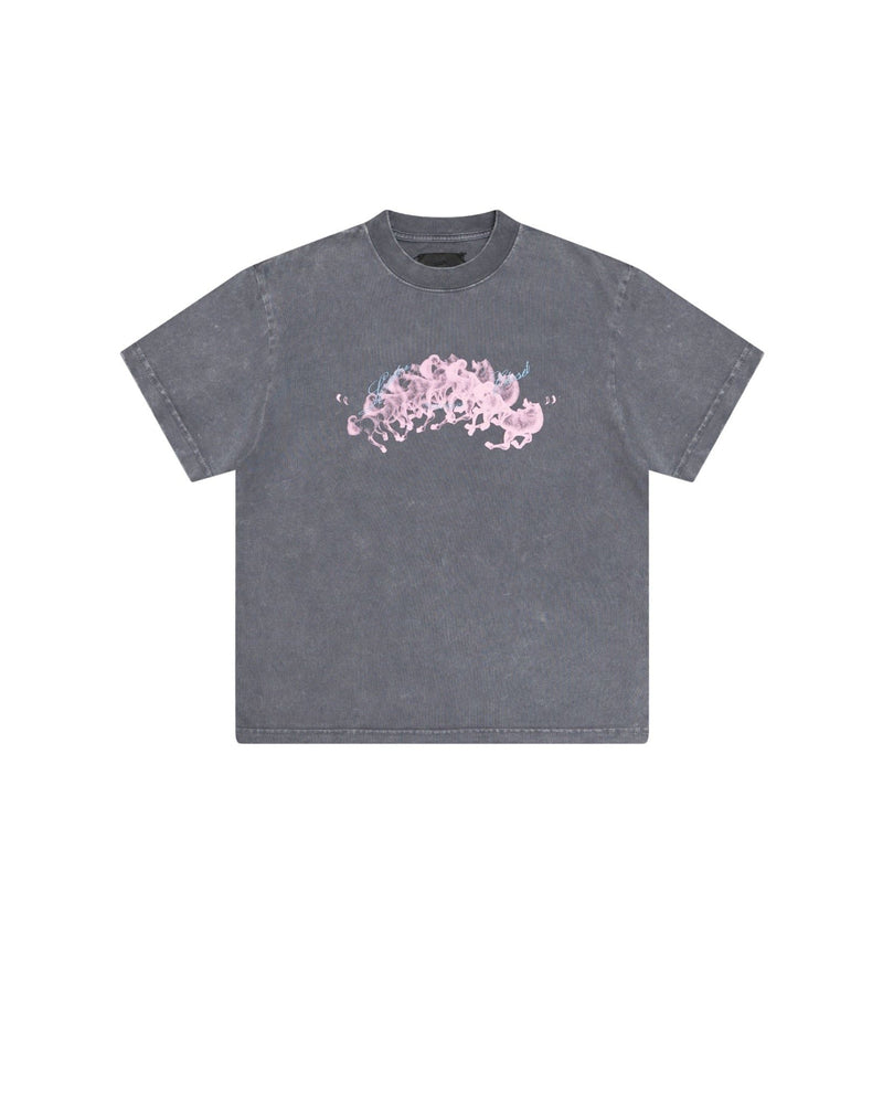  AIRY GREY EIGHT HORSES FORWARD TEE