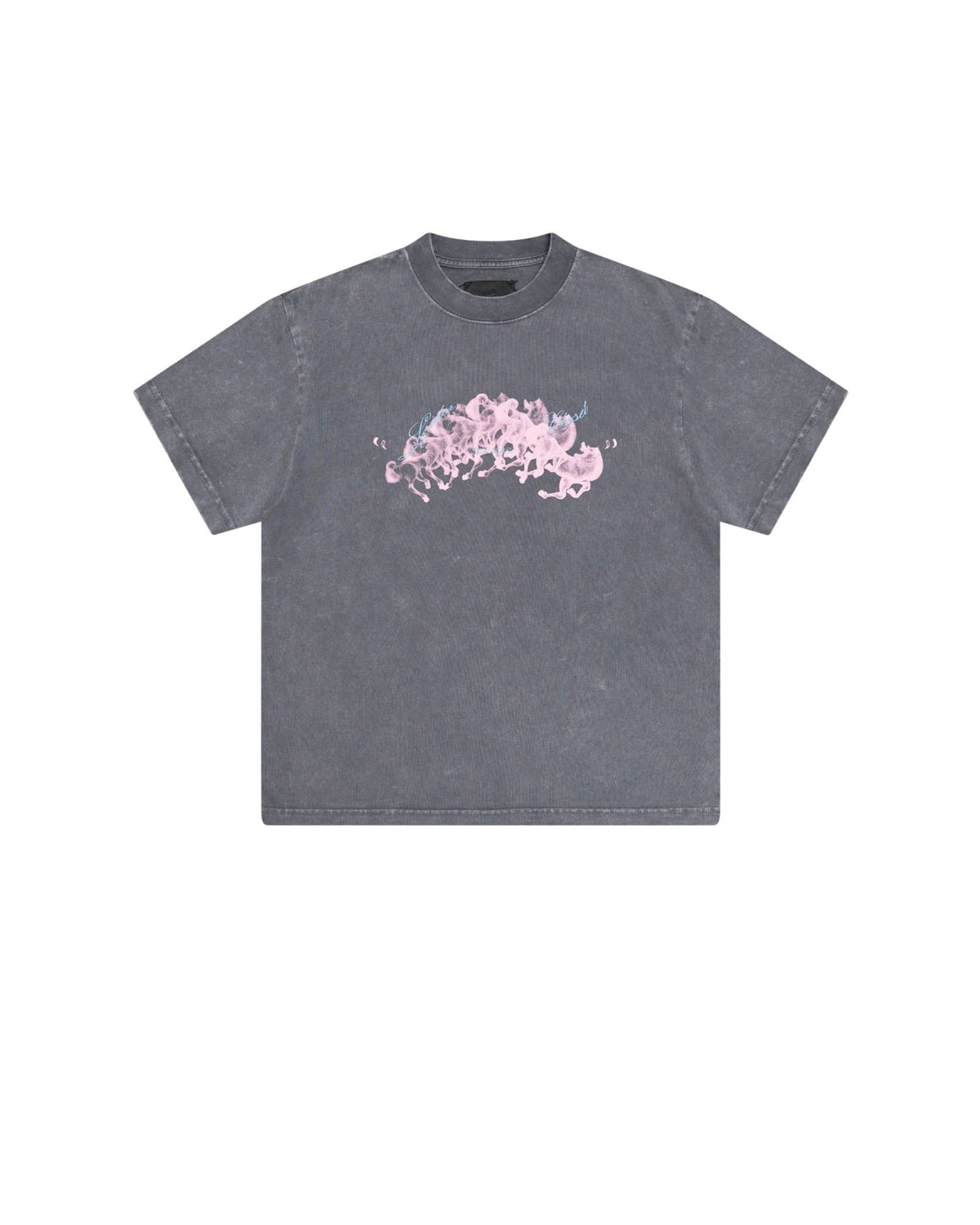  AIRY GREY EIGHT HORSES FORWARD TEE