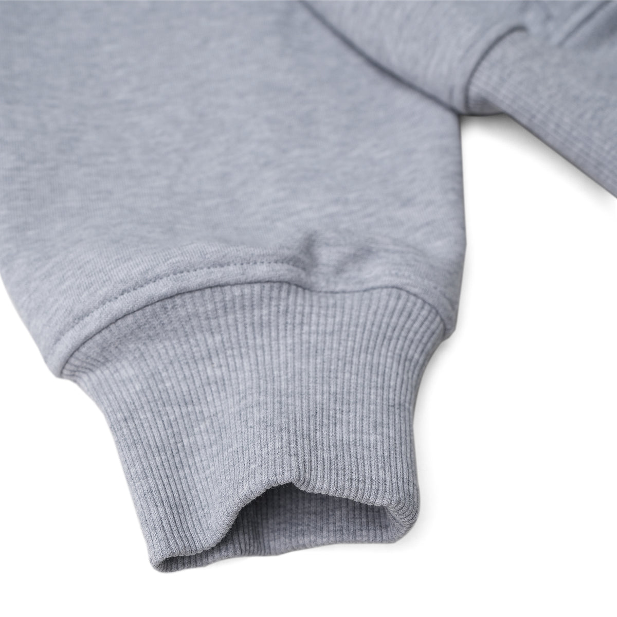 METAL ZIPPED HOODIE/ HEATHER GRAY