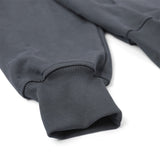 METAL ZIPPED HOODIE/ GREY