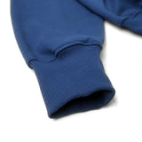 METAL ZIPPED HOODIE/ BLUE