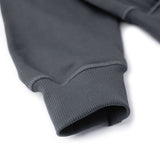 BOXY UNIFORM ZIPPED HOODIE/ GREY