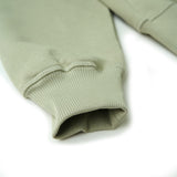 BOXY UNIFORM ZIPPED HOODIE/ LIGHT GREEN