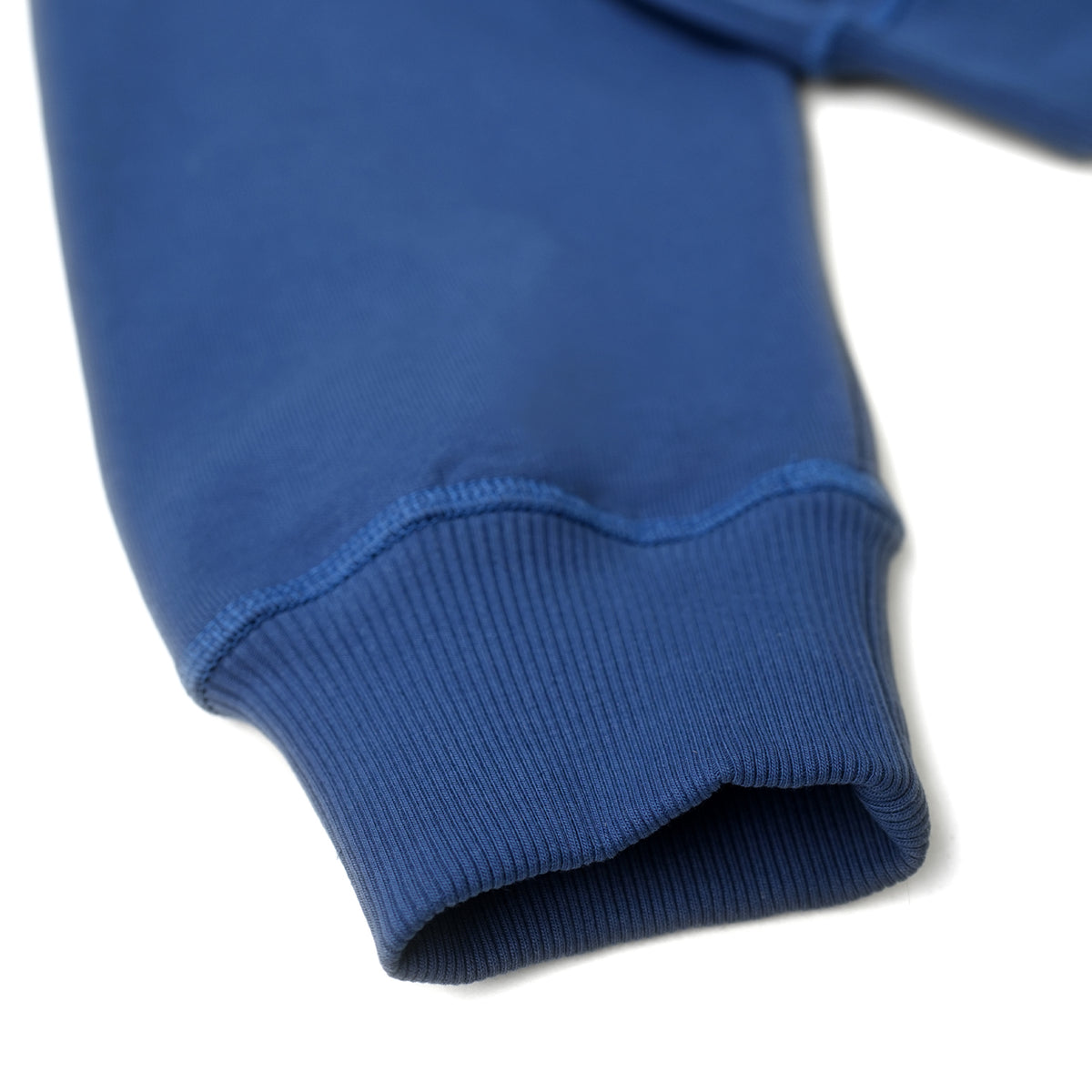 BOXY UNIFORM ZIPPED HOODIE/ BLUE