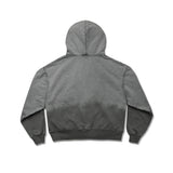 GARMENT-DYED HOODIE/ LIGHT GREY