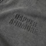 GARMENT-DYED HOODIE/ DARK GREY