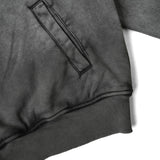 GARMENT-DYED HOODIE/ DARK GREY