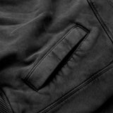 PANELLED HOODIE WASHED/ BLACK