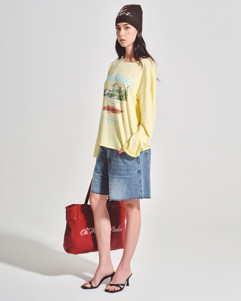 OWST LOOSE DENIM SHORTS