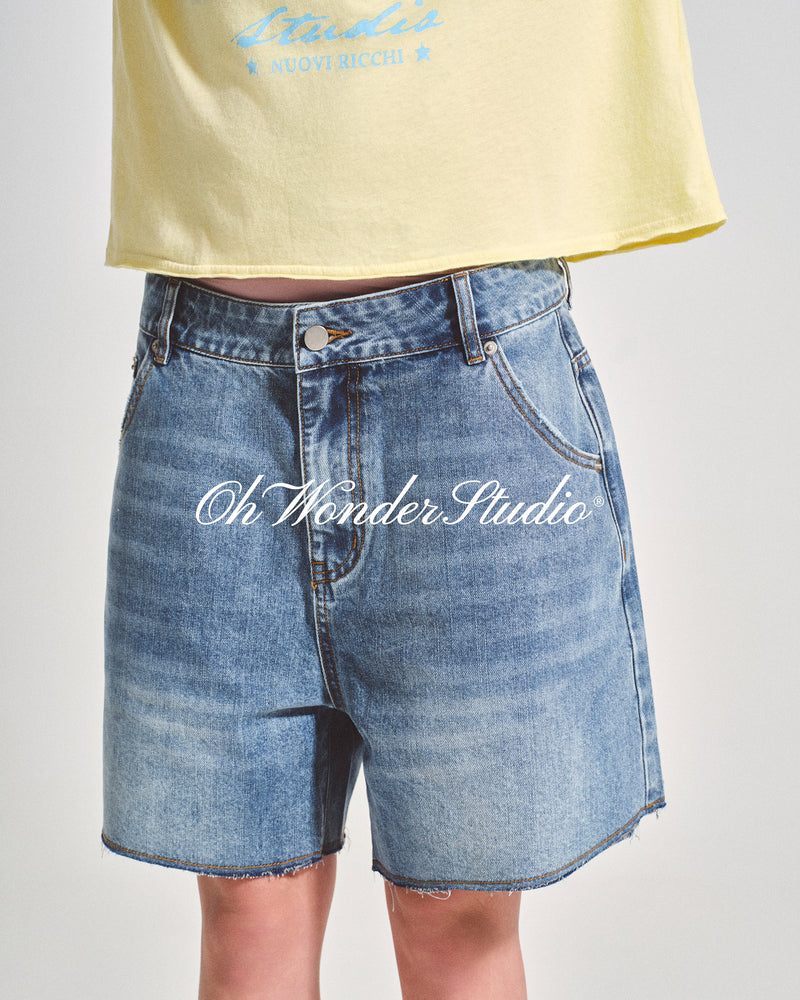 OWST LOOSE DENIM SHORTS