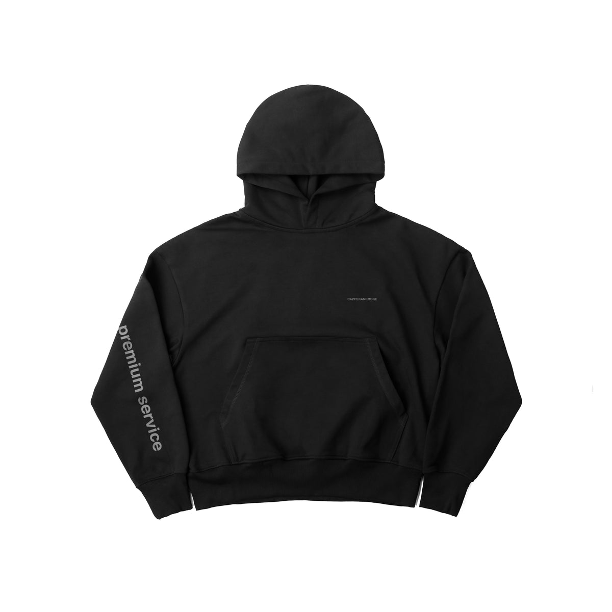 PREMIUM SERVICE BOXY HOODIE/ BLACK