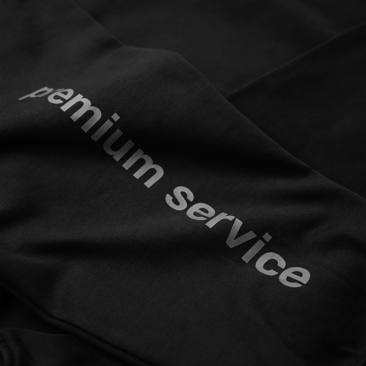 PREMIUM SERVICE BOXY HOODIE/ BLACK