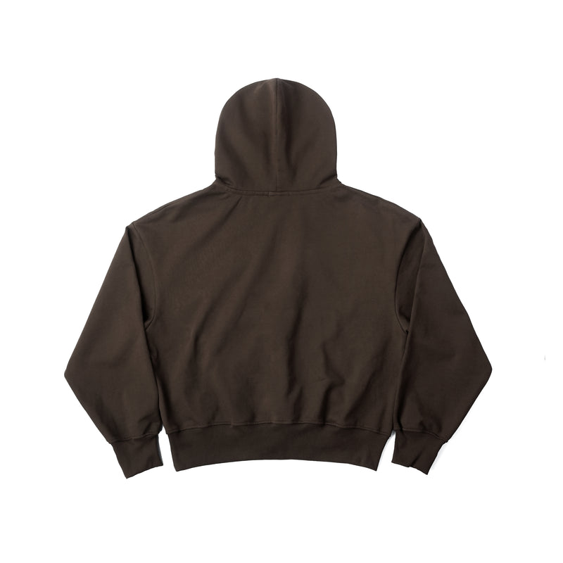 PREMIUM SERVICE BOXY HOODIE/ BROWN