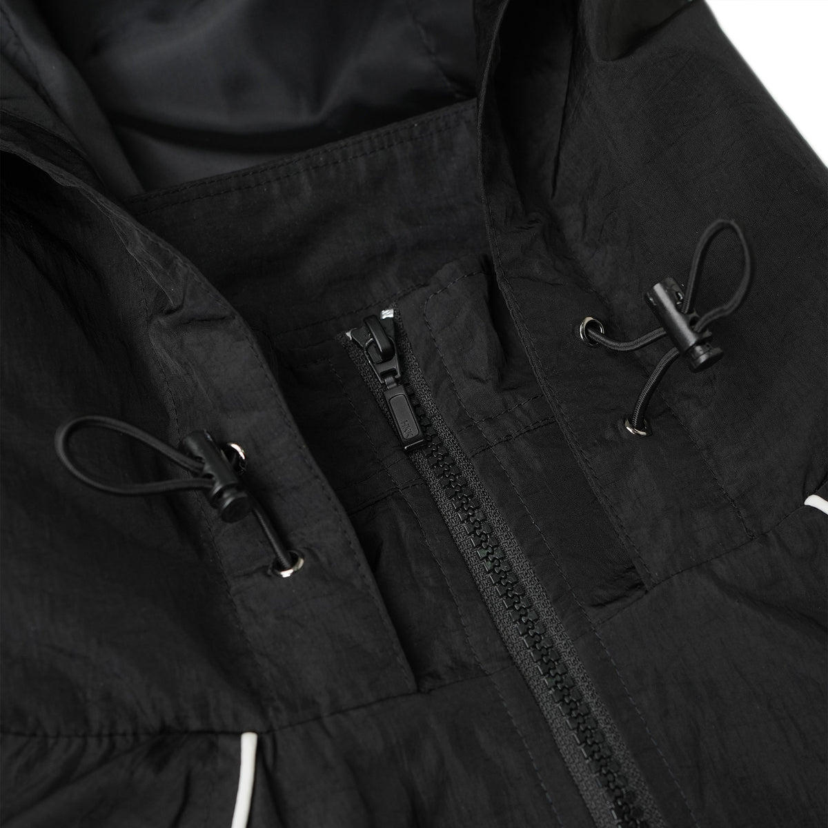 BASIC LINE WINDBREAKER JACKET/ BLACK