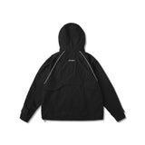BASIC LINE WINDBREAKER JACKET/ BLACK