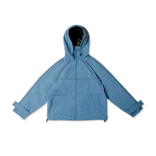 BASIC LINE WINDBREAKER JACKET/ BLUE