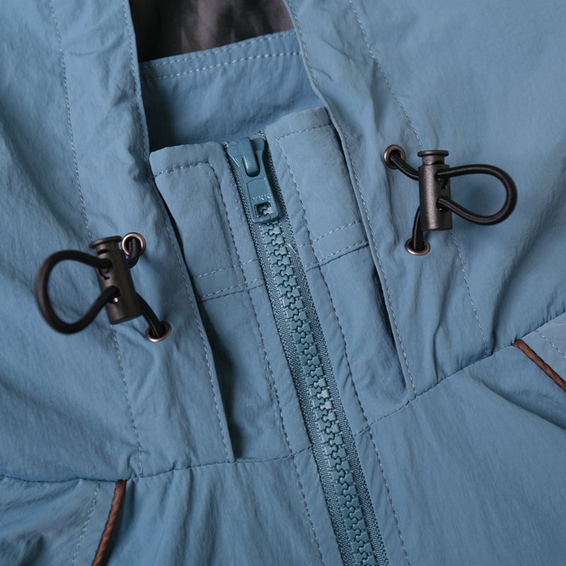 BASIC LINE WINDBREAKER JACKET/ BLUE