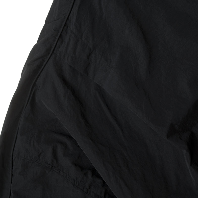 HOOD PANELLED JACKET/ BLACK