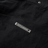HOOD PANELLED JACKET/ BLACK
