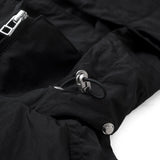 HOOD PANELLED JACKET/ BLACK
