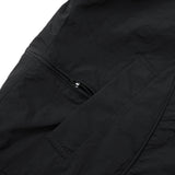 HOOD PANELLED JACKET/ BLACK