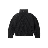 HOOD PANELLED JACKET/ BLACK