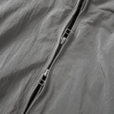 HOOD PANELLED JACKET/ GREY