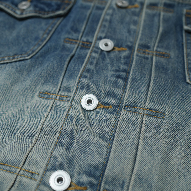 TRUCKER DENIM JACKET WASHED / BLUE