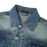 TRUCKER DENIM JACKET WASHED / BLUE
