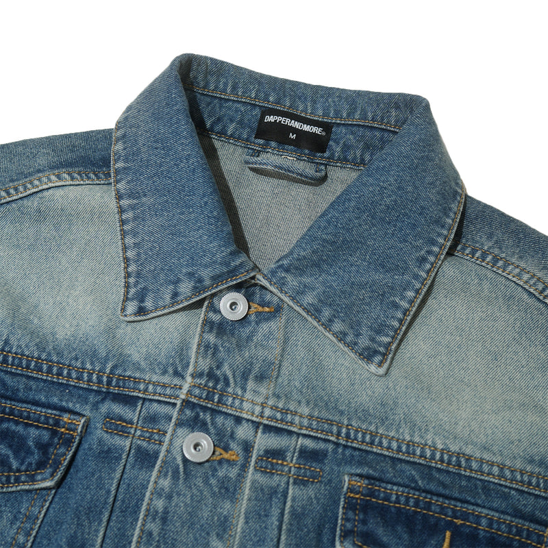 TRUCKER DENIM JACKET WASHED / BLUE