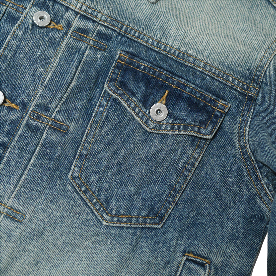 TRUCKER DENIM JACKET WASHED / BLUE