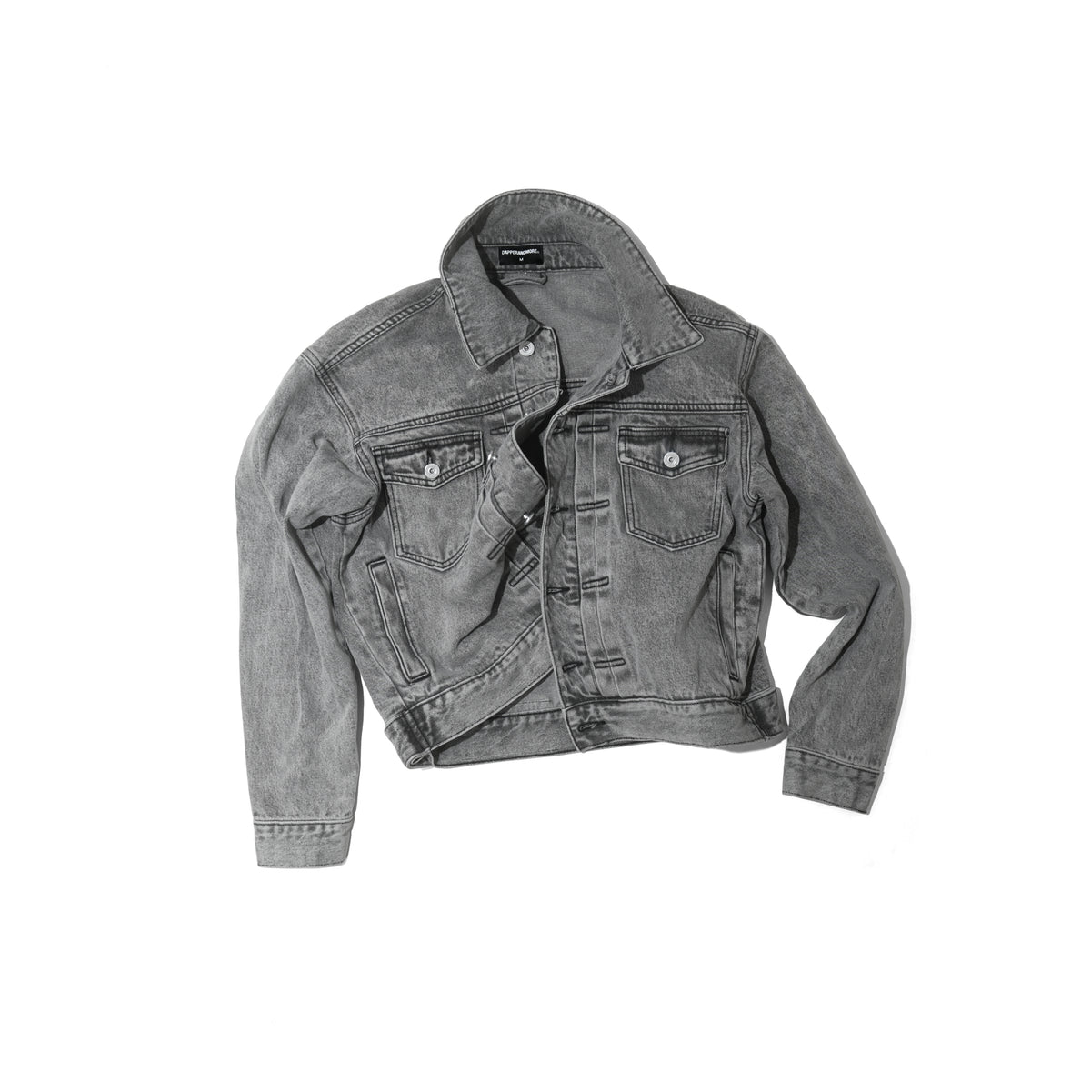 TRUCKER DENIM JACKET WASHED / GREY