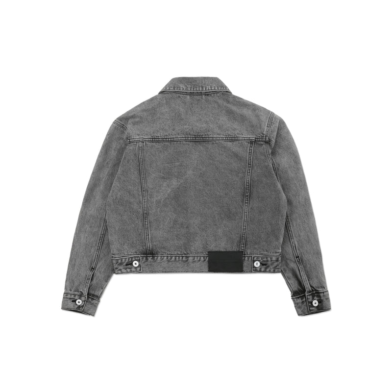 TRUCKER DENIM JACKET WASHED / GREY