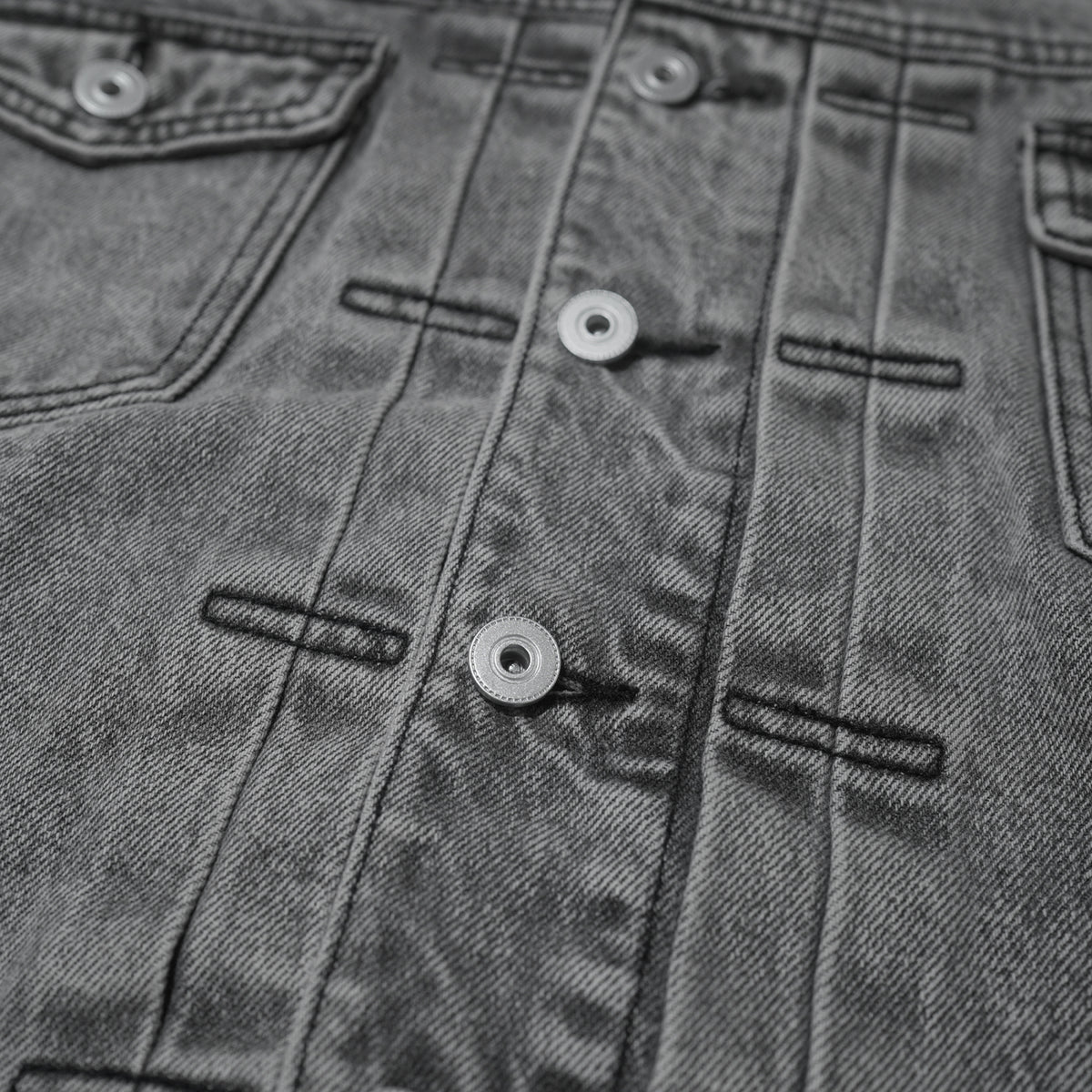 TRUCKER DENIM JACKET WASHED / GREY