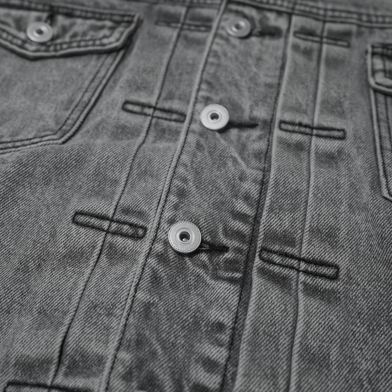 TRUCKER DENIM JACKET WASHED / GREY