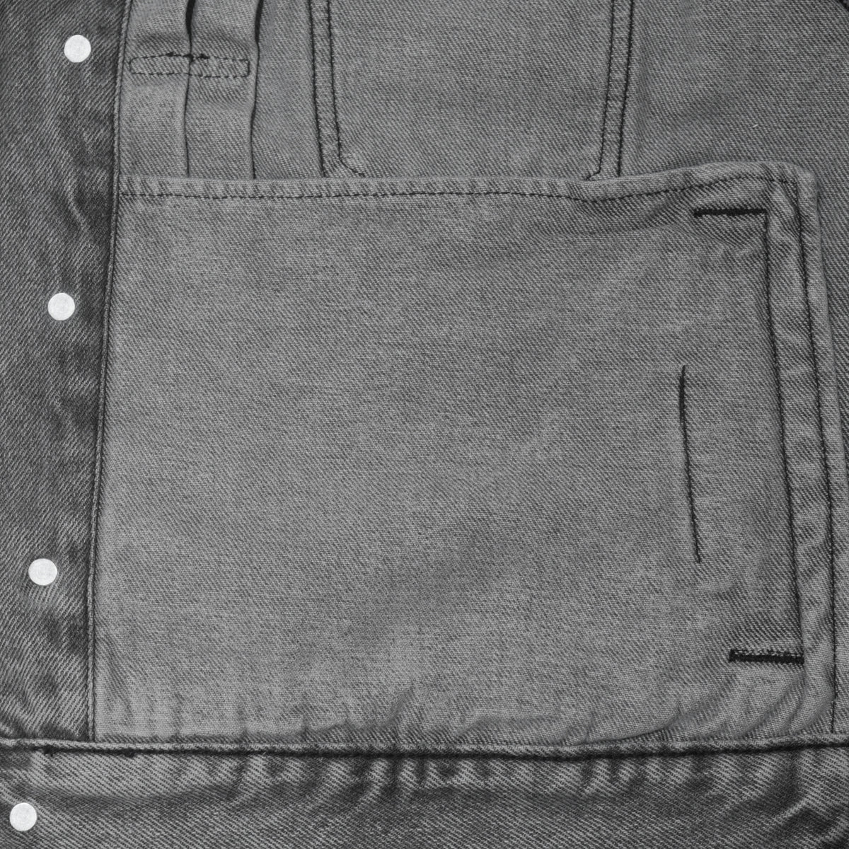 TRUCKER DENIM JACKET WASHED / GREY