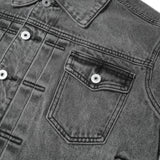 TRUCKER DENIM JACKET WASHED / GREY