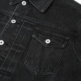 TRUCKER DENIM JACKET WASHED / BLACK