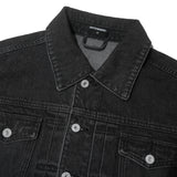 TRUCKER DENIM JACKET WASHED / BLACK